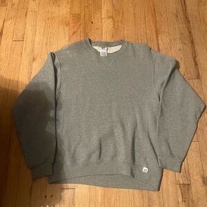 Champion Men's Crewneck Sweater in Gray